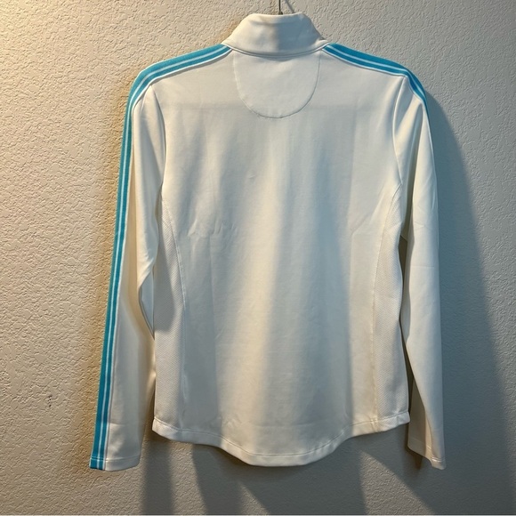 Women’s Greg Norman white athletic quarter zip pullover sweater size small S - Picture 4 of 4